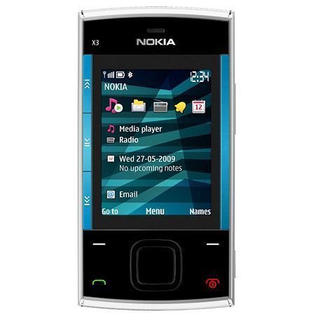 Nokia X3 Mavi