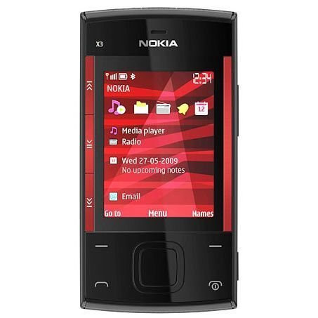Nokia X3 Kırmızı