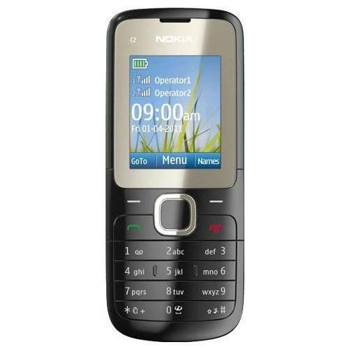 Nokia C2-00 Çift Hatlı Siyah